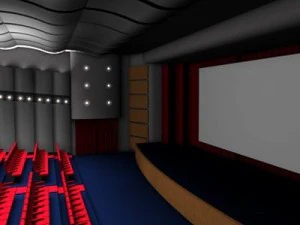 movie theatre 3D Model