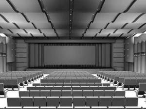 movie theatre 2 3D Model
