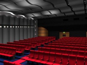 movie theatre 2 3D Model