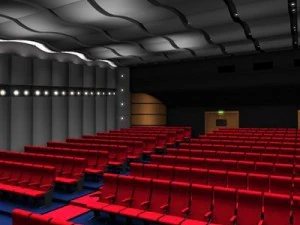 movie theatre 2 3D Model