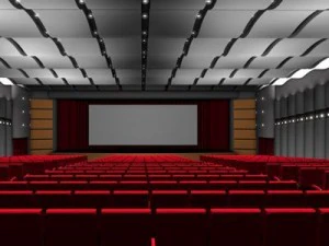 movie theatre 2 3D Model