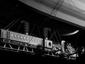 j verne flying train 3D Model