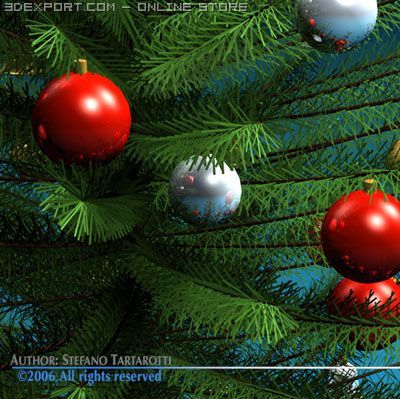 christmas tree Modelo 3D .c4d .max .obj .3ds .fbx .stl .blend