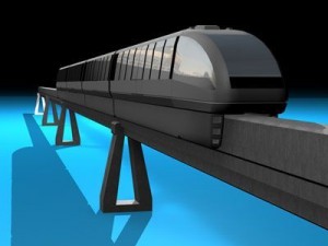 monorail train Modello 3D