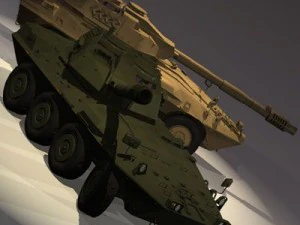 centauro b1 tank destroyer 3D Model
