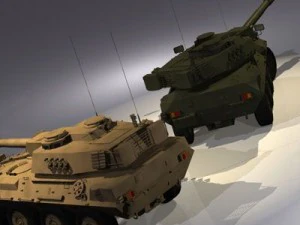centauro b1 tank destroyer 3D Model