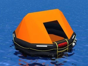 рятувальний пліт 3D Модель