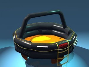 rescue liferaft Modelo 3D
