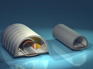 highway tunnels cutaway Modèle 3D