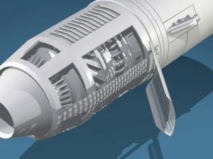 spaceship engine 2 3D Model