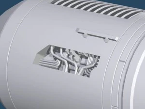 spaceship engine 2 3D Model
