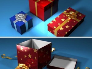 gift boxes collection 3D Model