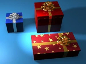 collection de coffrets cadeaux Modèle 3D