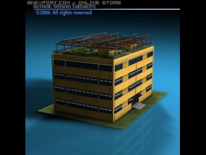 ecological building_2 3Dモデル