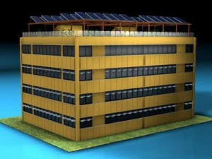 ecological building 2 3D Model