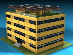 ecological building 2 3D Model