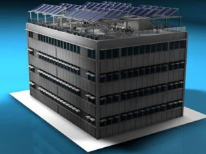 ecological building 2 3D Model