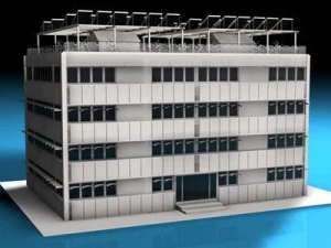 ecological building 2 3D Model