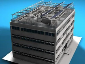 ecological building 2 3D Model