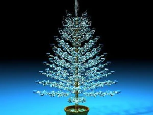 christmas crystal tree 3D Model