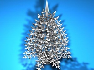 christmas crystal tree Modello 3D