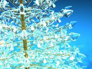 christmas crystal tree 3D Model