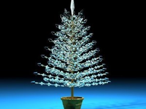 christmas crystal tree Modello 3D