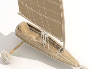 land yacht 3D 모델