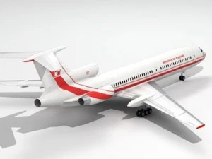 tu154m polish air force 3D Model