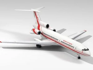 tu154m polish air force 3D Model