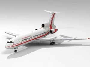 tu154m polish air force 3D Model