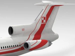 tu154m polish air force 3D Model