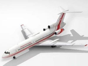 tu154m polish air force 3D Model