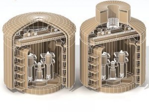 nuclear reactor building Model 3D