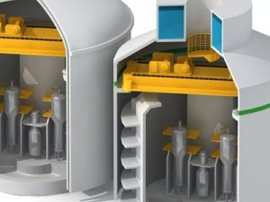 nuclear reactor building Model 3D