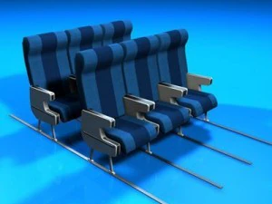 сидіння в літаку3 3D Модель