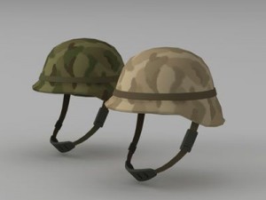 army helmet Model 3D
