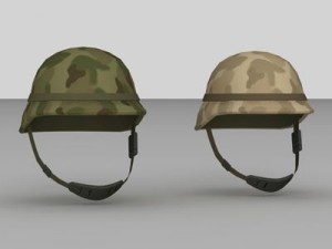 army helmet Model 3D