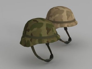 army helmet Model 3D