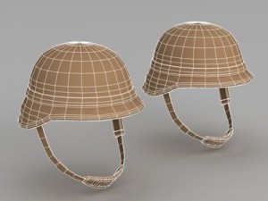 army helmet Model 3D