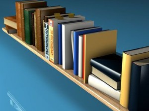 books shelf Modelo 3D