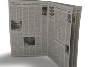 newspaper Modello 3D