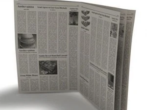 newspaper 3D Model