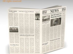 newspaper Modello 3D