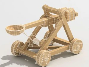 катапульта 3D Модель