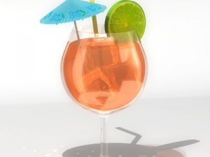 cocktail 3D मॉडल