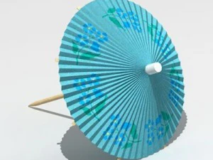 ombrellone da cocktail Modello 3D