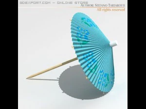 cocktail umbrella 3D Model