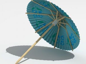 cocktail umbrella 3D-Modell
