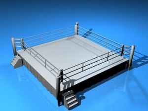 boxing ring 3D 模型